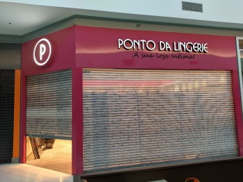 Letra Caixa Iluminada no Cidade Maia - Guarulhos