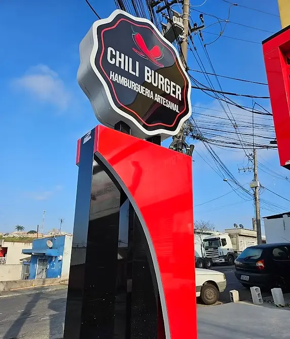 Serviço: Totem Luminoso